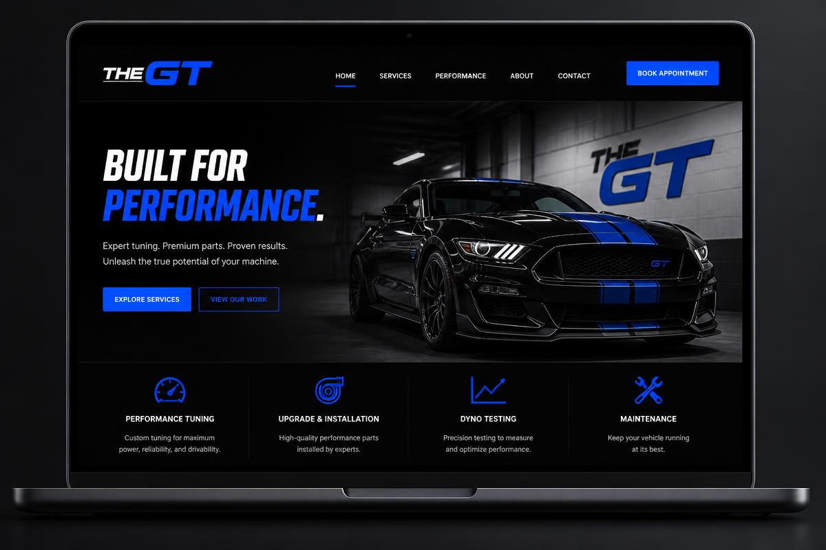 The GT website concept